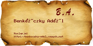Benkóczky Adél névjegykártya